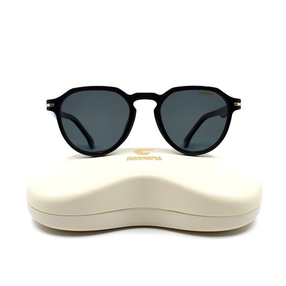 BRAND NEW CARRERA 314/S BLACK GREY POLARIZED AUTHENTIC SUNGLASSES - Picture 6 of 11